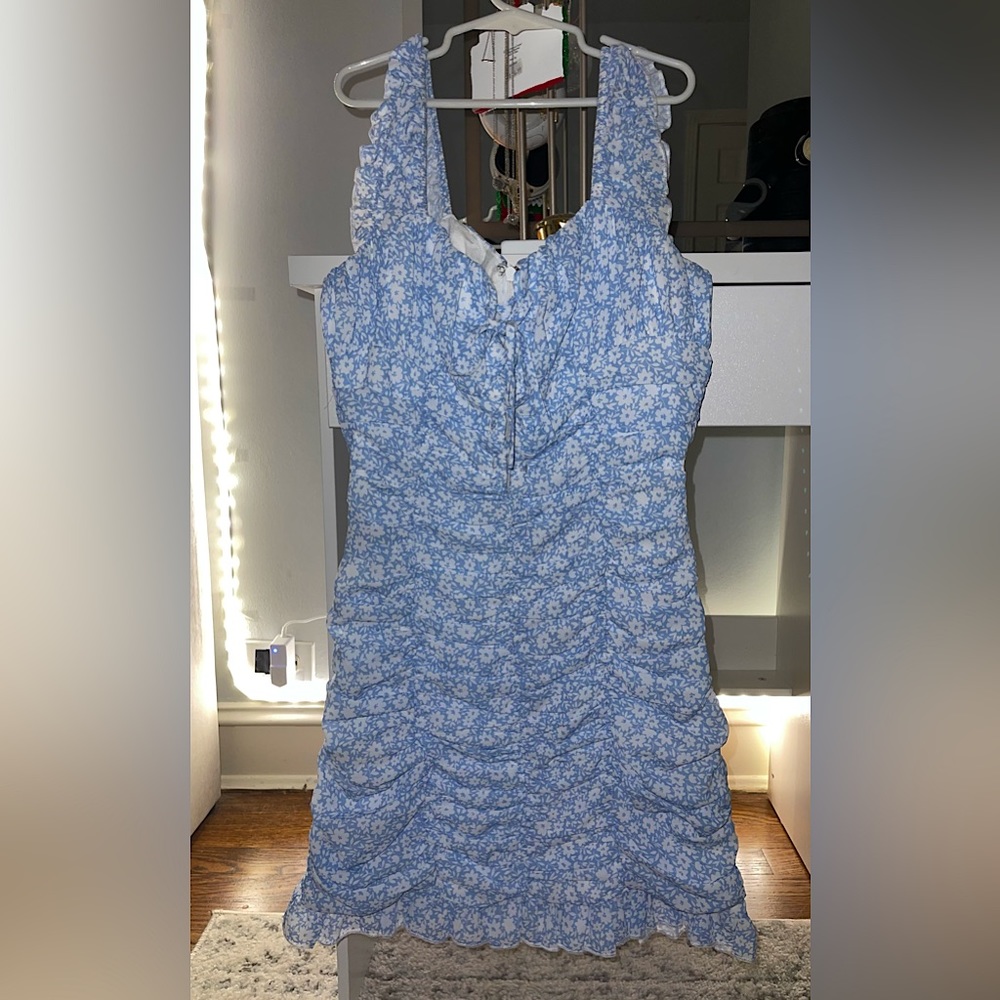 The vintage shop body on blue dress / size S / good condition